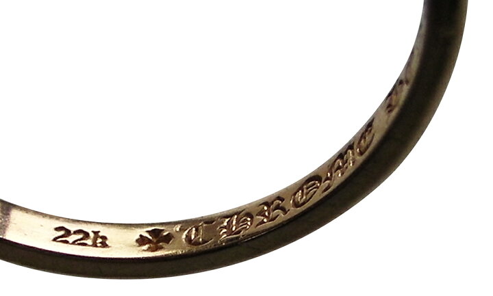 楽天市場】CHROME HEARTS 22K 3 STARS BUBBLEGUM RING クロムハーツ 