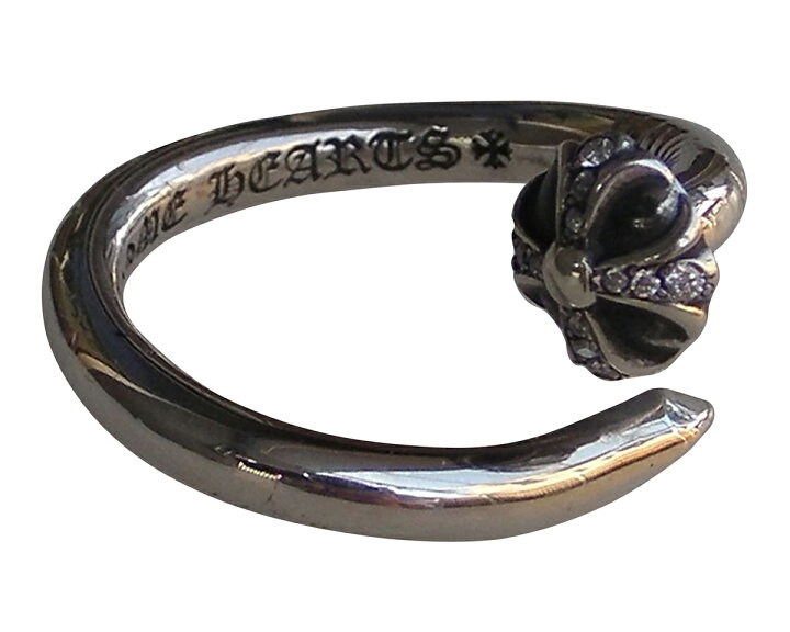楽天市場】CHROME HEARTS CROSSBALL NAIL RING PAVE DIAMOND クロム 