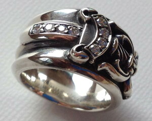 CHROME HEARTS DAGGER RING PAVE DIAMOND Nn[c@_K[O@_C