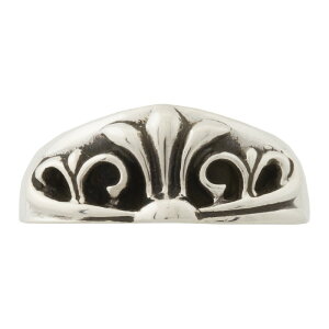CHROME HEARTS HALF CLASSIC FLORAL CROSS RING Nn[c@n[t@NVbN@O