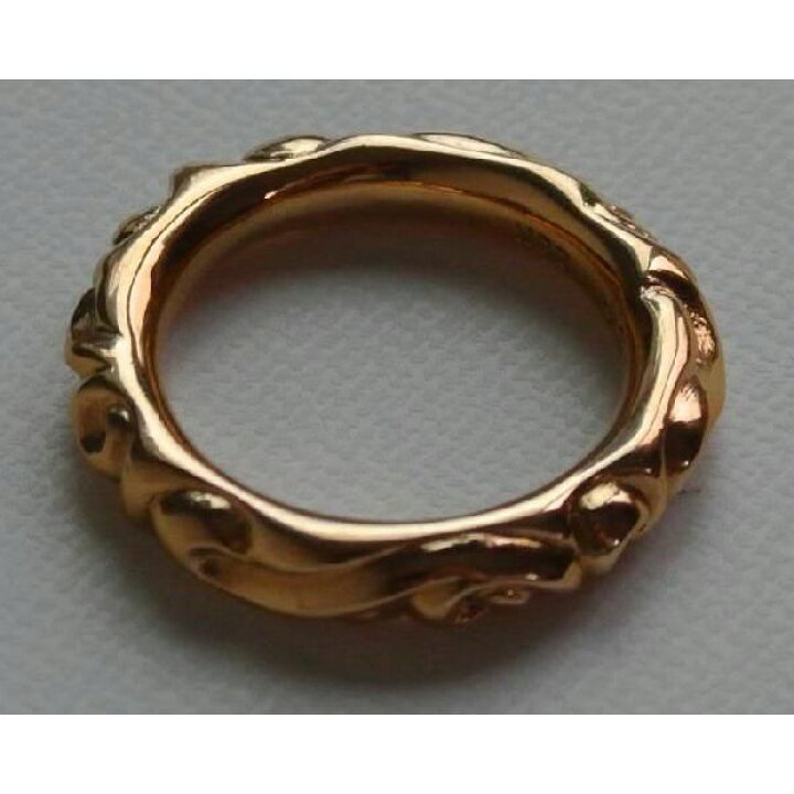 楽天市場】CHROME HEARTS 22K SCROLL BAND RING クロムハーツ 