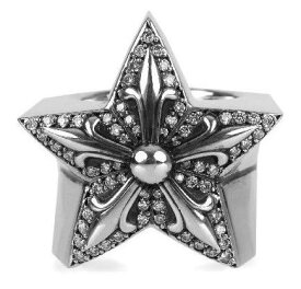 CHROME HEARTS SRAT RING PAVE DIAMOND クロムハーツ スターリング　パヴェダイヤモンド