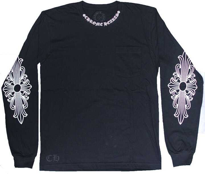 楽天市場】CHROME HEARTS FLORAL CROSS LONG SLEEVE T-SHIRT クロム  