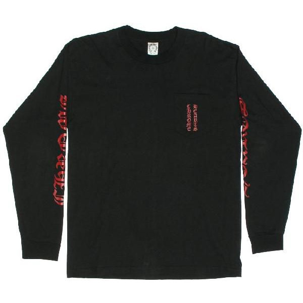 楽天市場】クロムハーツ ロングTシャツ V1 黒／赤 Lサイズ 長袖 : SKYTREK