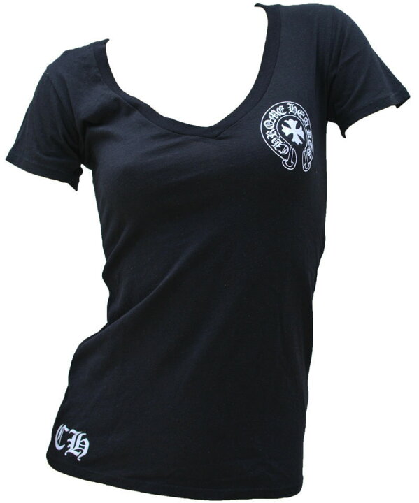 楽天市場】CHROME HEARTS LADIES HALF SLEEVE T-SHIRT V NECK クロム  