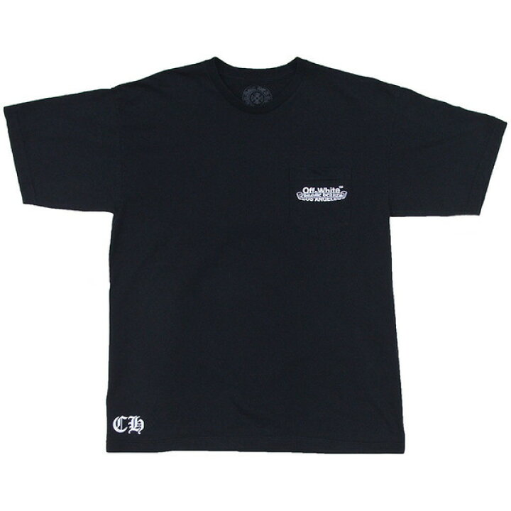 楽天市場】CHROME HEARTS OFF-WHITE LOS ANGELES T-SHIRT BLACK クロム  