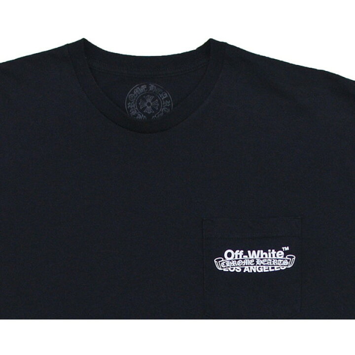 楽天市場】CHROME HEARTS OFF-WHITE LOS ANGELES T-SHIRT BLACK クロム  