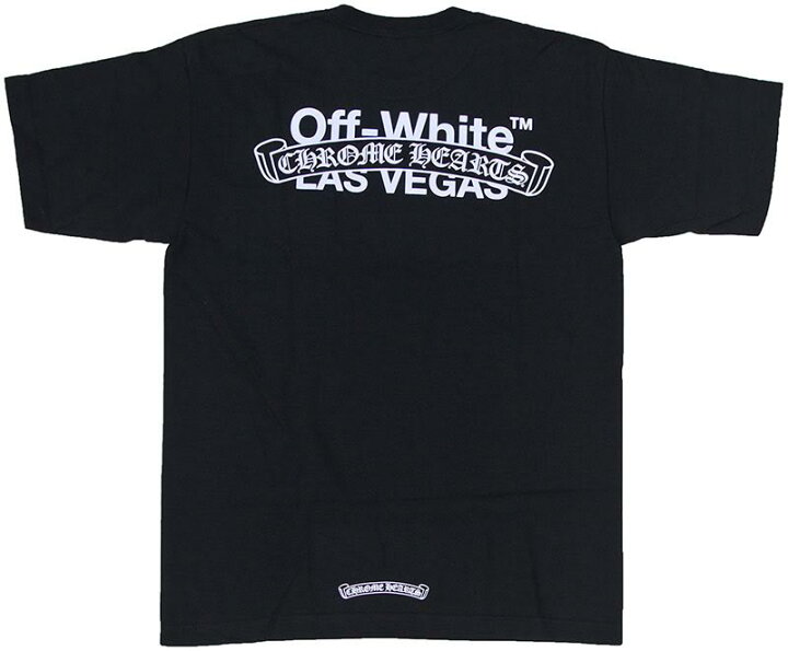 楽天市場】CHROME HEARTS OFF-WHITE LAS VEGAS T-SHIRT BLACK クロム 