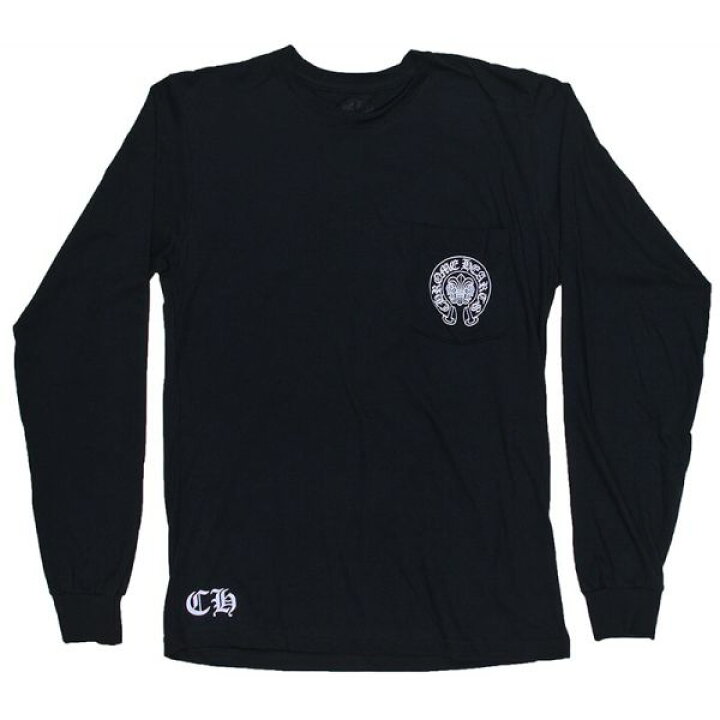 楽天市場】CHROME HEARTS LONG SLEEVE T-SHIRT BLACK MANHASSET クロム 