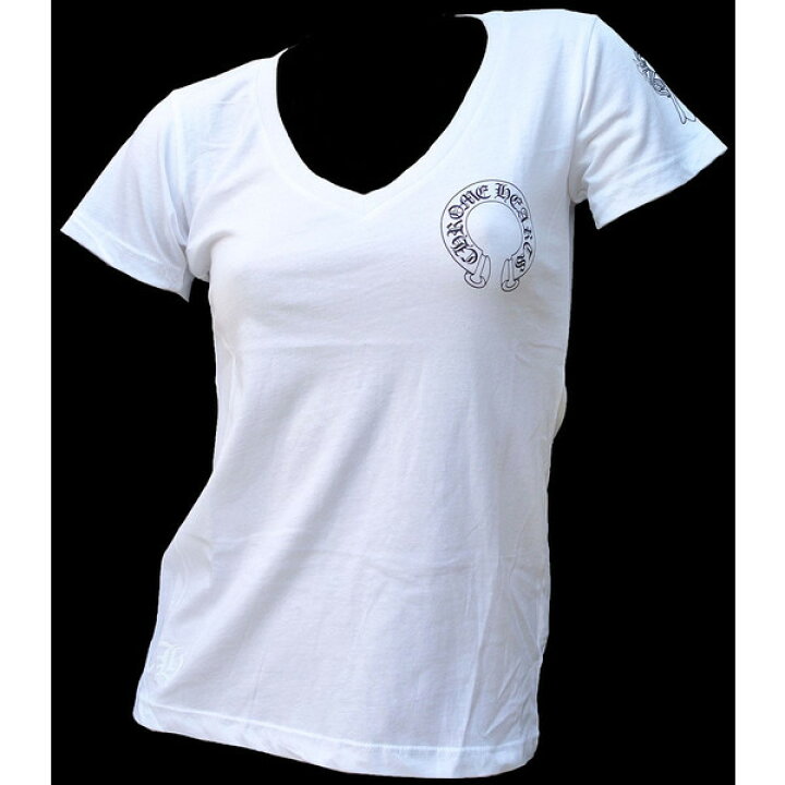 楽天市場】CHROME HEARTS LADIES T-SHIRT HALF SLEEVE WHITE クロム 