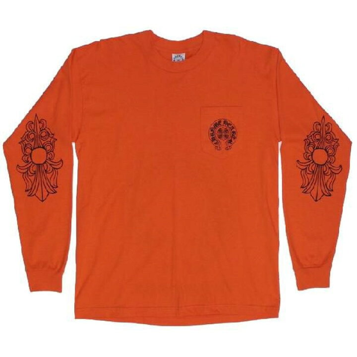 楽天市場】クロムハーツ ロングTシャツ ニューヨーク限定 オレンジ L 