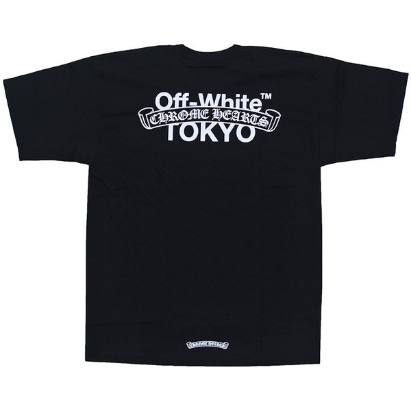 楽天市場】CHROME HEARTS OFF-WHITE TOKYO T-SHIRT BLACK クロムハーツ