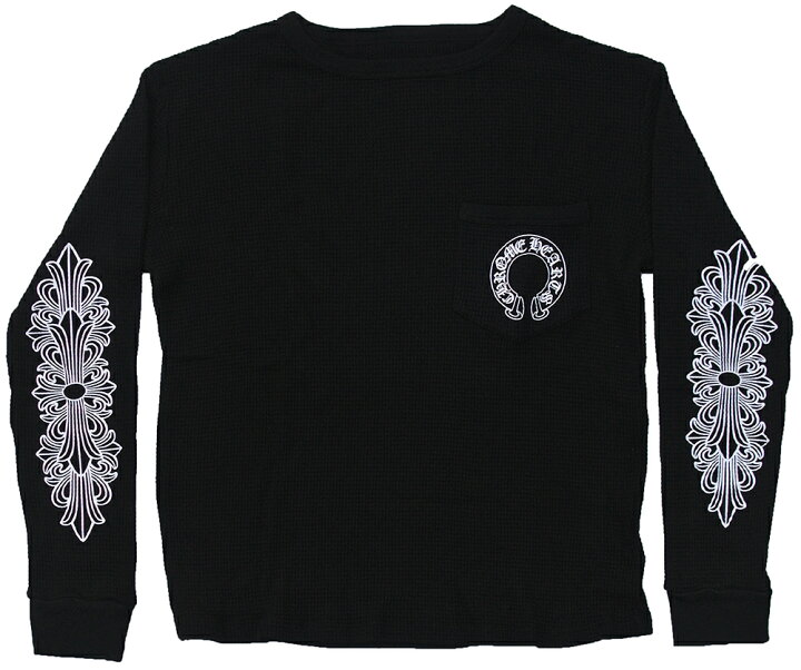 楽天市場】CHROME HEARTS THERMAL T-SHIRT HORSESHOE FLORAL CROSS 