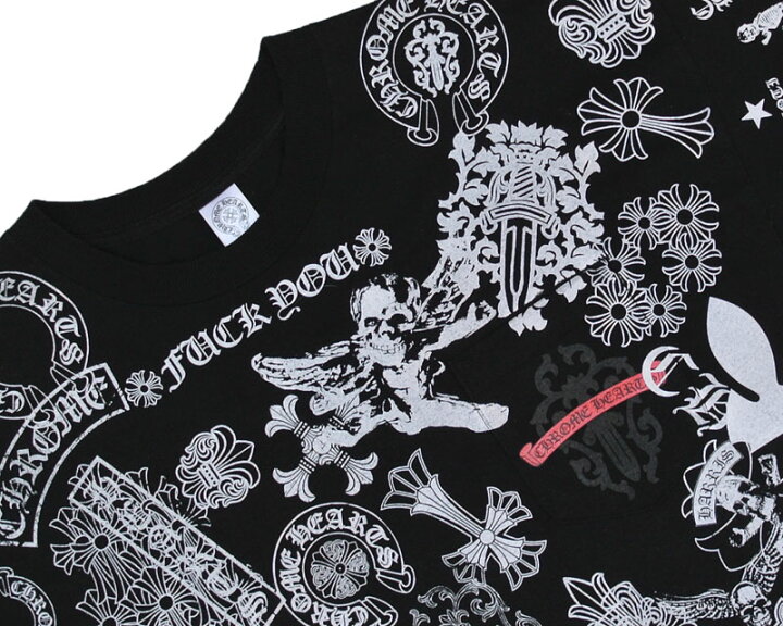 楽天市場】CHROME HEARTS HALF SLEEVE T-SHIRT MULTI MOTIF クロム 