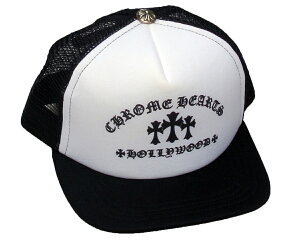 CHROME HEARTS TRUCKER CAP�@BLACK/WHITE�@�N�����n�[�c�@�g���b�J�[�L���b�v
