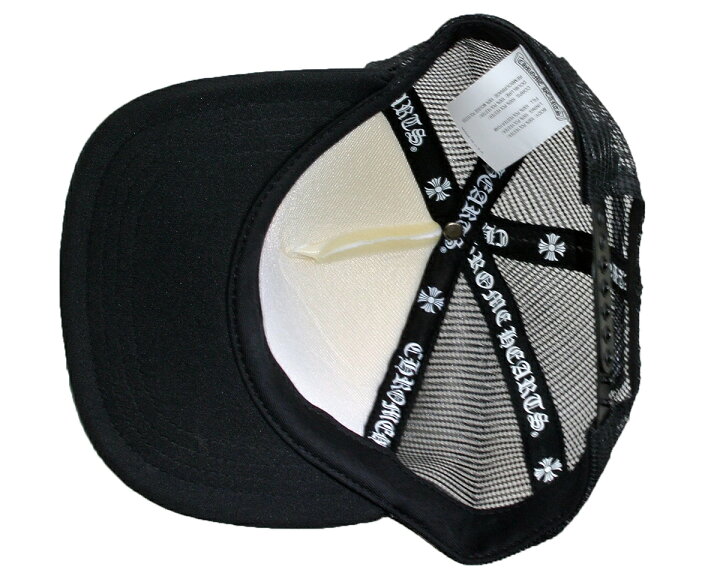 楽天市場】CHROME HEARTS TRUCKER CAP BLACK/WHITE クロムハーツ 