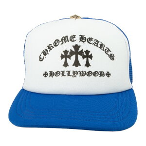 CHROME HEARTS TRUCKER CAP�@BLUE/WHITE�@�N�����n�[�c�@�g���b�J�[�L���b�v