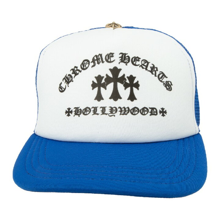 楽天市場】CHROME HEARTS TRUCKER CAP BLUE/WHITE クロムハーツ  