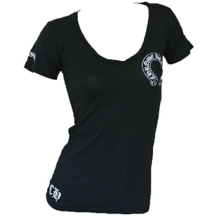 楽天市場】クロムハーツ レディース 半袖Tシャツ Vネック CHプラス  