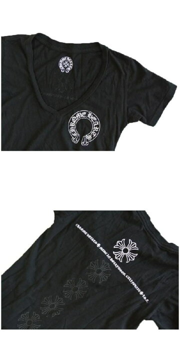 楽天市場】クロムハーツ レディース 半袖Tシャツ Vネック CHプラス 
