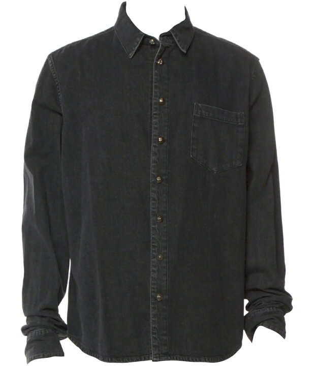 楽天市場】CHROME HEARTS LARGE BLACK DENIM SHIRT クロムハーツ 