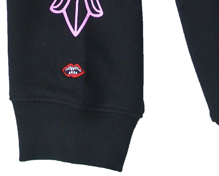 楽天市場】CHROME HEARTS HOODIE FLORAL CROSS BLACK / PINK クロム 