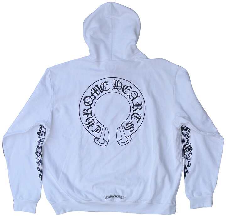 楽天市場】CHROME HEARTS HOODIE HORSESHOE WHITE クロムハーツ 