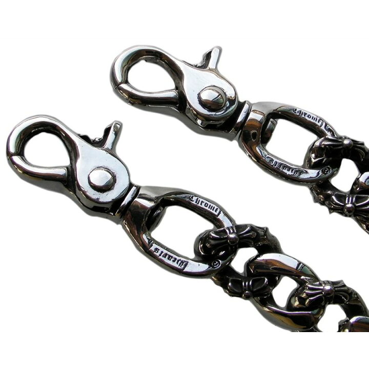 楽天市場】CHROME HEARTS LONG FANCY WALLET CHAIN W/ 2 CLIPS クロム  