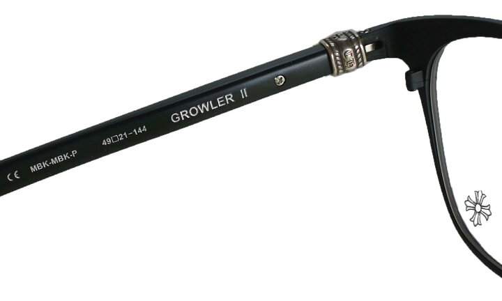 楽天市場】CHROME HEARTS GROWLER II Matte Black-Matte Black-Plastic  