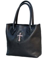 CHROME HEARTS LEATHER FS TOTE BAG W/LG SILVER CROSS クロムハーツ　FSレザー トートバッグ 　クロスパ…