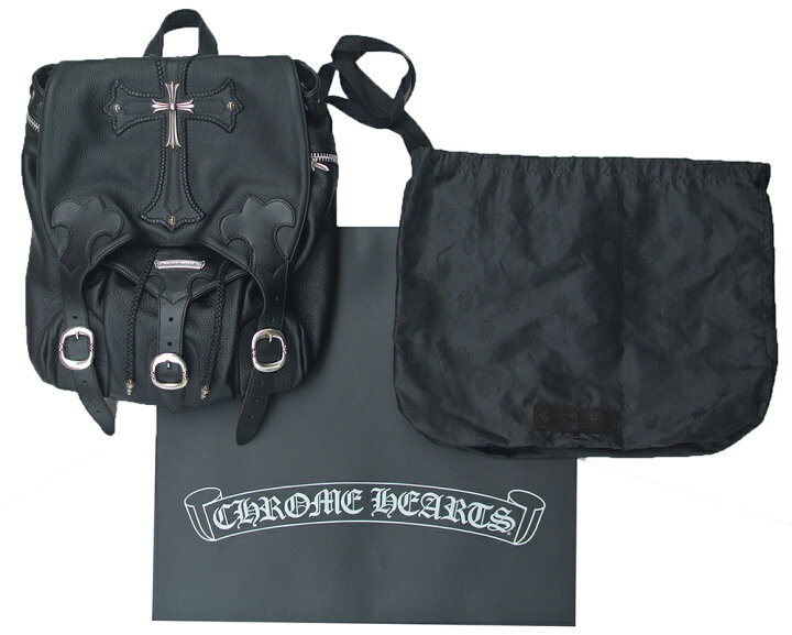 楽天市場】CHROME HEARTS LEATHER BACKPACK CROSS クロムハーツ レザー  