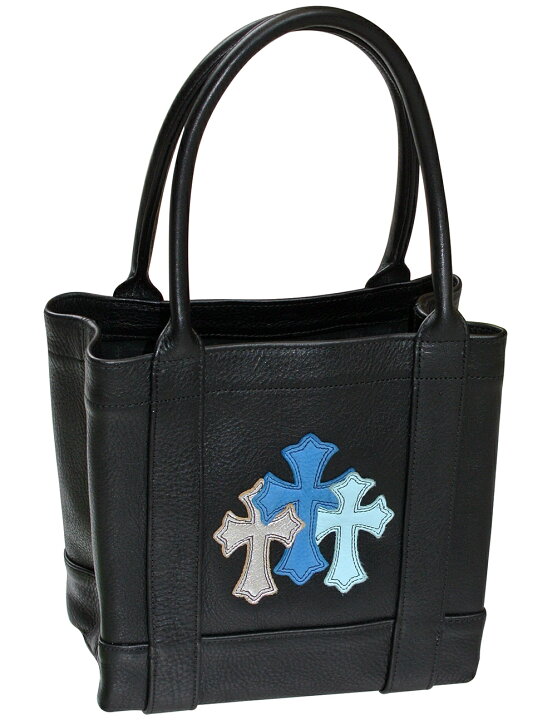 楽天市場】CHROME HEARTS MINI TOTE BAG LEATHER BLUE クロムハーツ 
