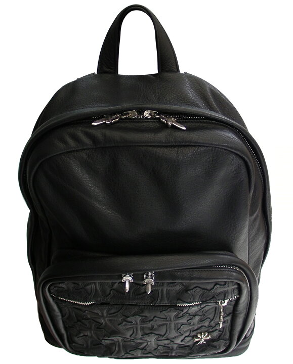 楽天市場】CHROME HEARTS BACKPACK BLACK LEATHER クロムハーツ  