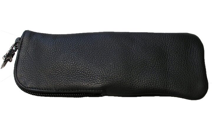 楽天市場】CHROME HEARTS LEATHER POUCH BLACK クロムハーツ レザー 