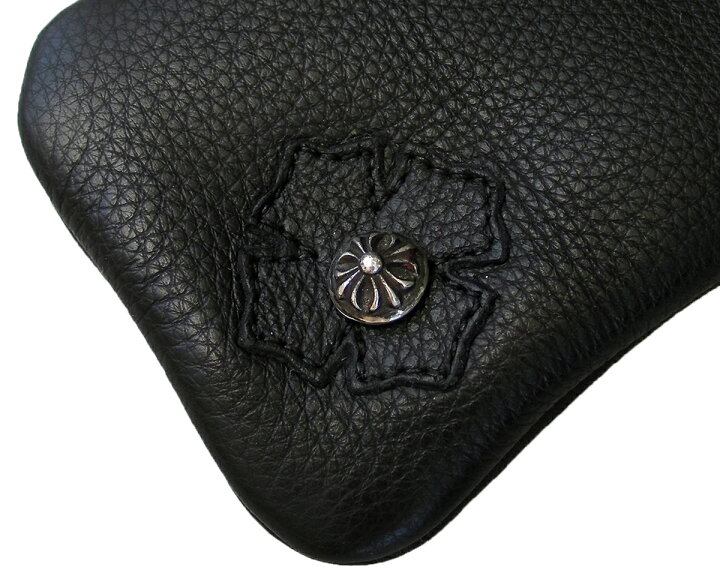 楽天市場】CHROME HEARTS LEATHER POUCH BLACK クロムハーツ レザー