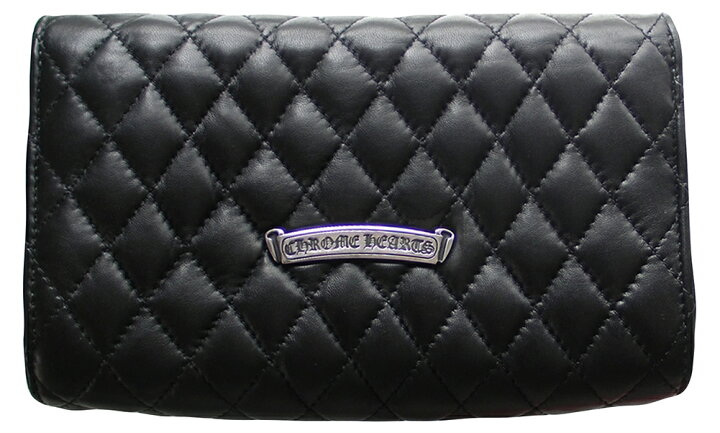 楽天市場】CHROME HEARTS CH PLUS QUILTED LEATHER CLUTCH BAG クロム 