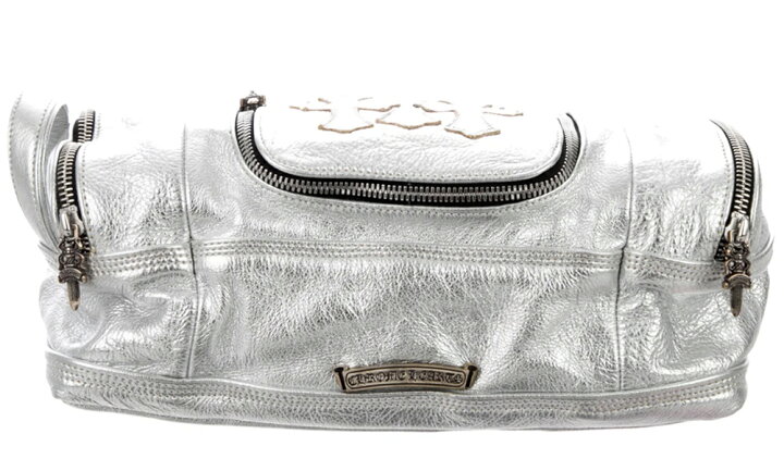 楽天市場】CHROME HEARTS DUFFLE BAG METALLIC SILVER LEATHER クロム  