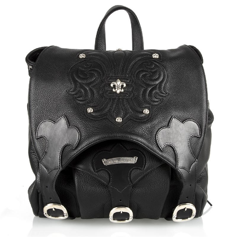 CHROME HEARTS SMALL BACKPACK 売り込み BS FLEUR リュックサック バックパック 店舗 フラップ クロムハーツ BSフレア