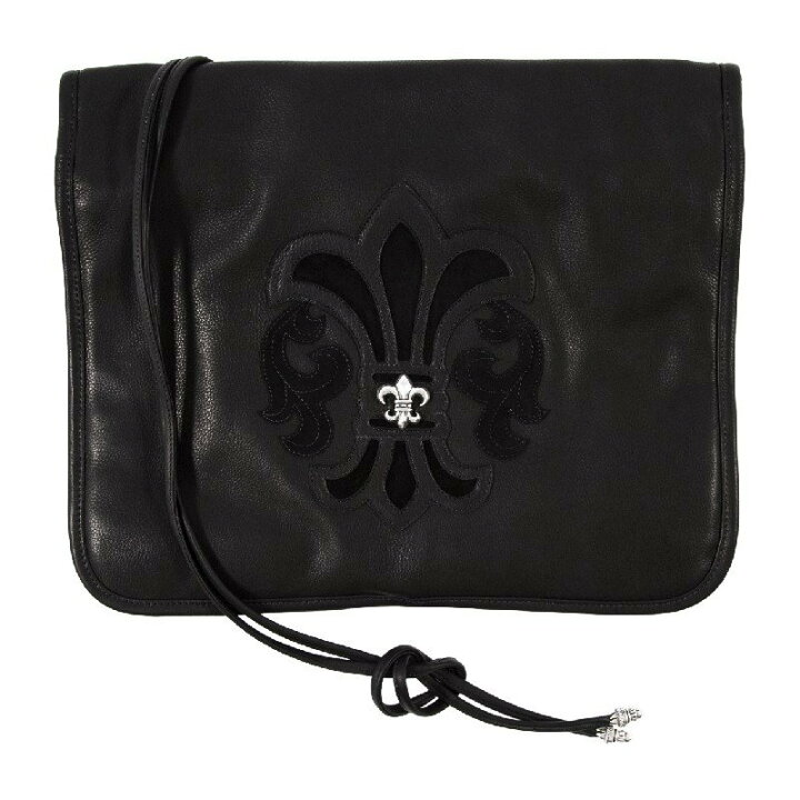 楽天市場】CHROME HEARTS FOLDING LEATHER FLAT BAG W/ SILVER BS  