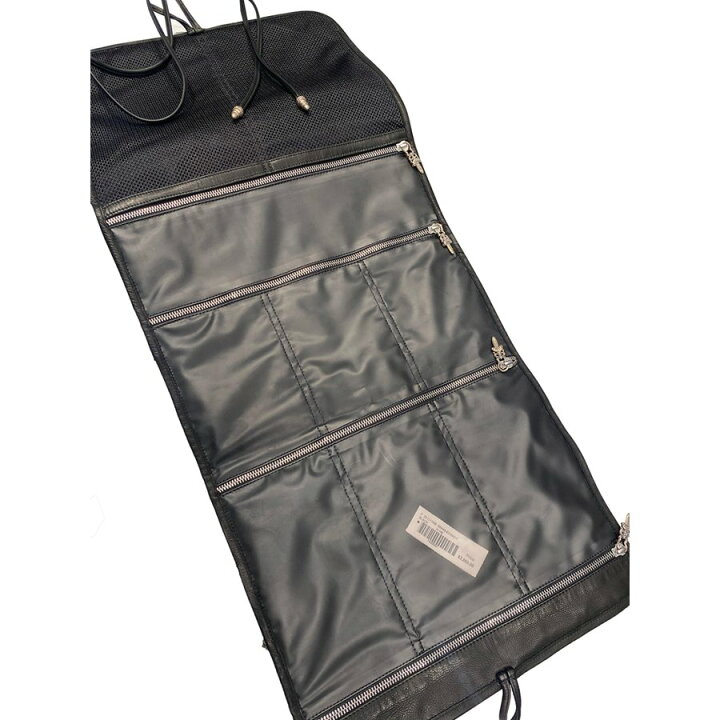 楽天市場】CHROME HEARTS FOLDING LEATHER FLAT BAG W/ SILVER BS  