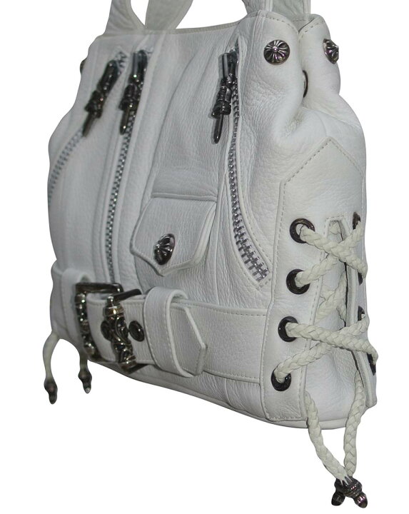 楽天市場】CHROME HEARTS JJ DEAN BAG WHITE LEATHER クロムハーツ JJ 