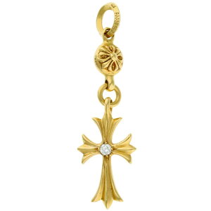 CHROME HEARTS 22K 22K 1BALL TINY CH CROSS DIA Nn[c@1{[@^Cj[CHNX _C `[y_g 22KS[h