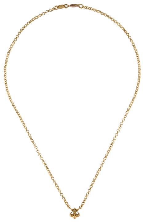 楽天市場】CHROME HEARTS 22K ROLL FLEUR NECKLACE クロムハーツ 22 