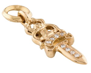CHROME HEARTS DAGGER CHARM 22K Nn[c@_K[`[@5@22