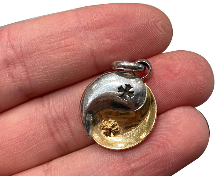 楽天市場】YIN YANG CHARM SILVER /22K GOLD SMALL CHARM クロムハーツ 