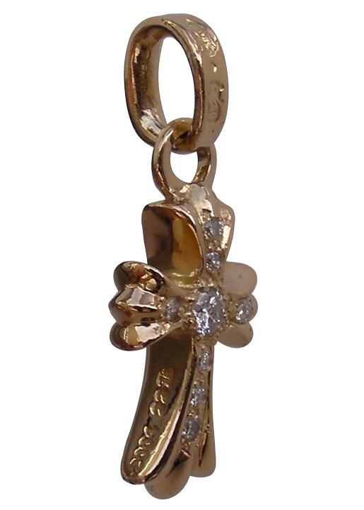 楽天市場】CHROME HEARTS 22K BABYFAT WITH PAVE DIAMOND CHARMクロム  