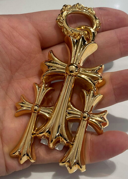楽天市場】CHROME HEARTS 3 CH LARGE CROSS PENDANT クロムハーツ 3CH  