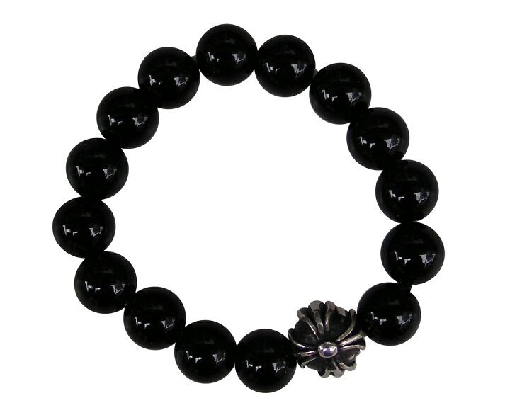 楽天市場】CHROME HEARTS 4MM BLACK TOURMALINE BEADS RING W/ CROSS 