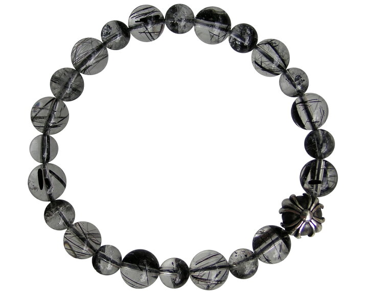 楽天市場】CHROME HEARTS RUTILATED QUARTZ 8/6 MM & 1 SILVER 