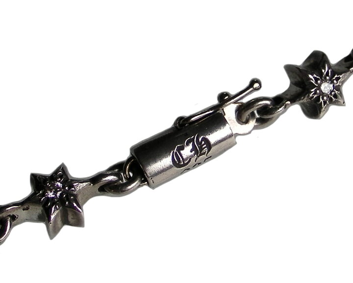 楽天市場】CHROME HEARTS TINY STAR BRACELET PAVE DIAMOND クロム 